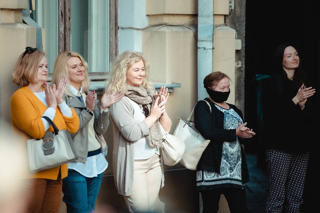 Kaunas prisijungė prie akcijos „Ačiū, Lietuva!“
