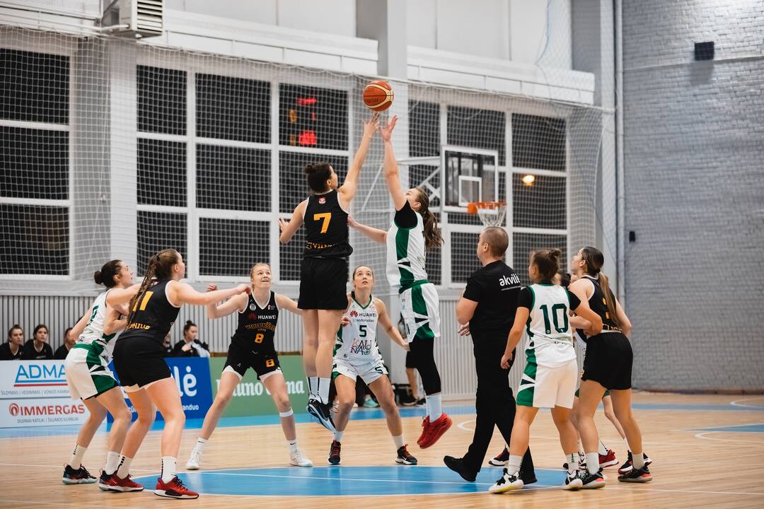 Moterų lyga: Kauno „Aistės-LSMU“ – Vilniaus „Kibirkštis-VKM“ 75:37
