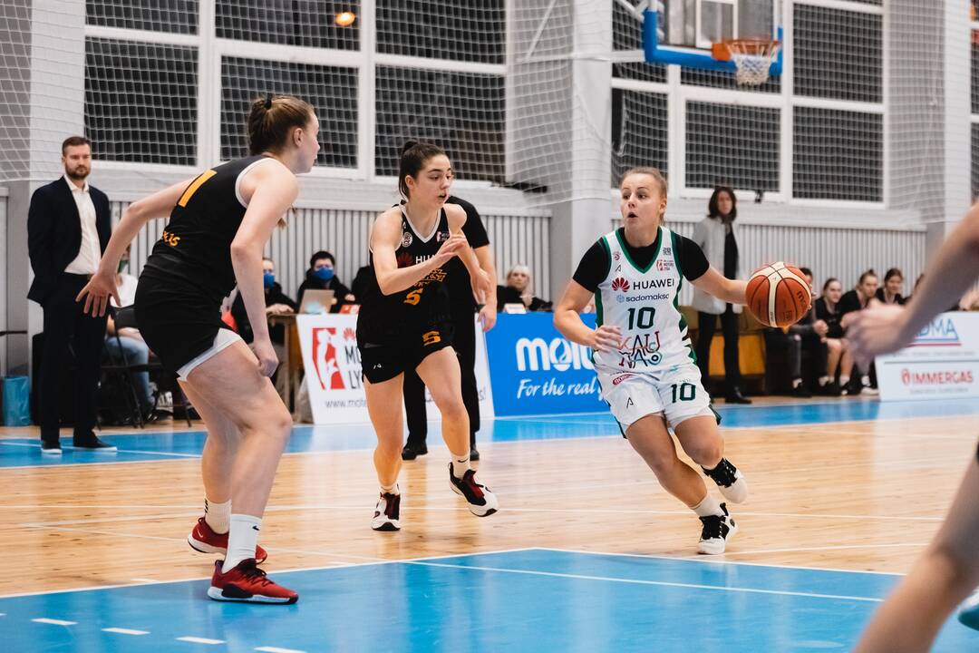Moterų lyga: Kauno „Aistės-LSMU“ – Vilniaus „Kibirkštis-VKM“ 75:37