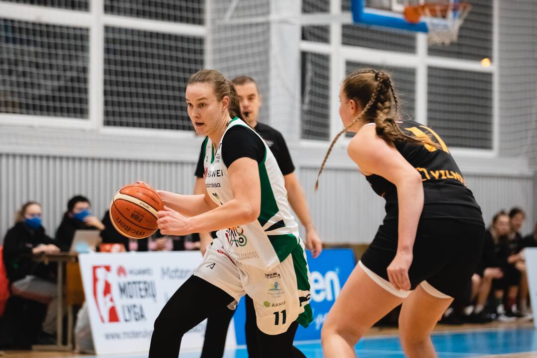 Moterų lyga: Kauno „Aistės-LSMU“ – Vilniaus „Kibirkštis-VKM“ 75:37