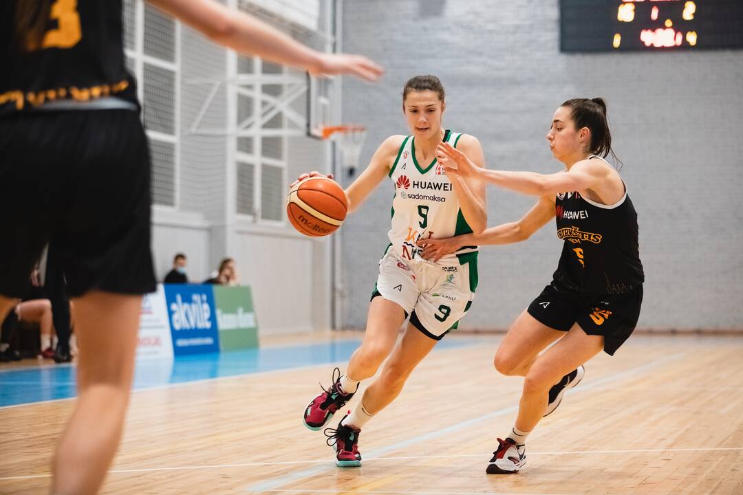 Moterų lyga: Kauno „Aistės-LSMU“ – Vilniaus „Kibirkštis-VKM“ 75:37