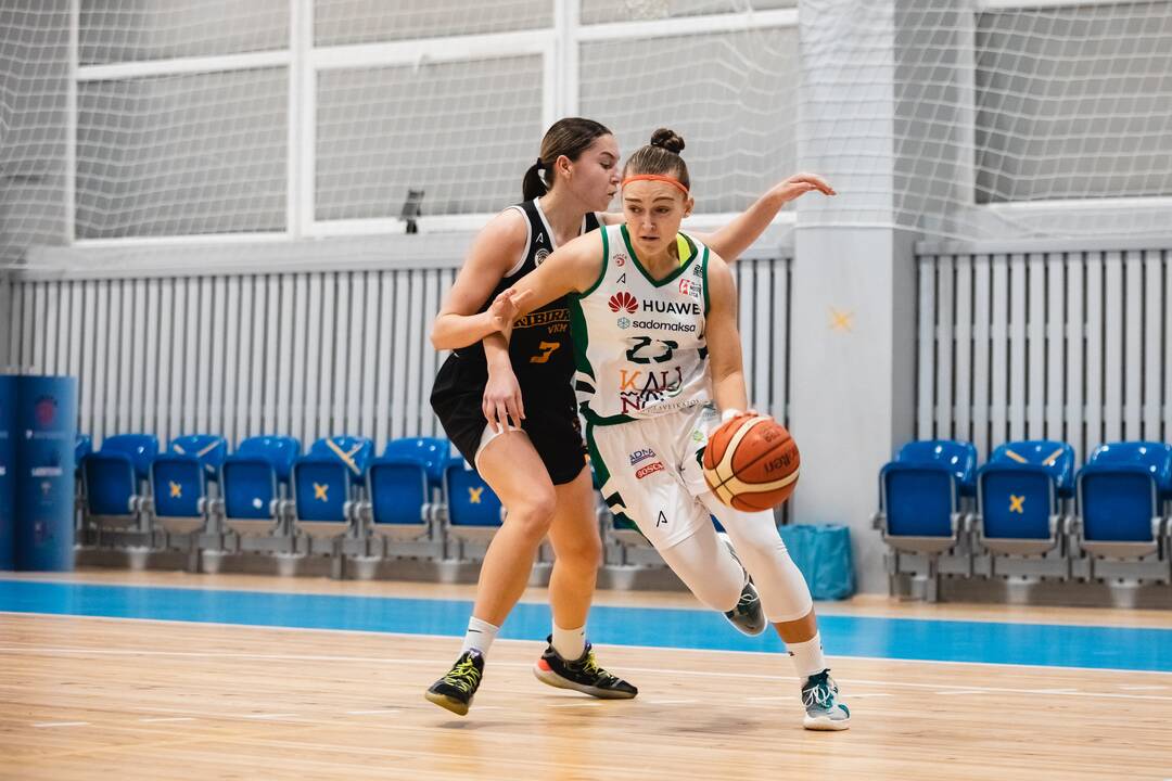 Moterų lyga: Kauno „Aistės-LSMU“ – Vilniaus „Kibirkštis-VKM“ 75:37