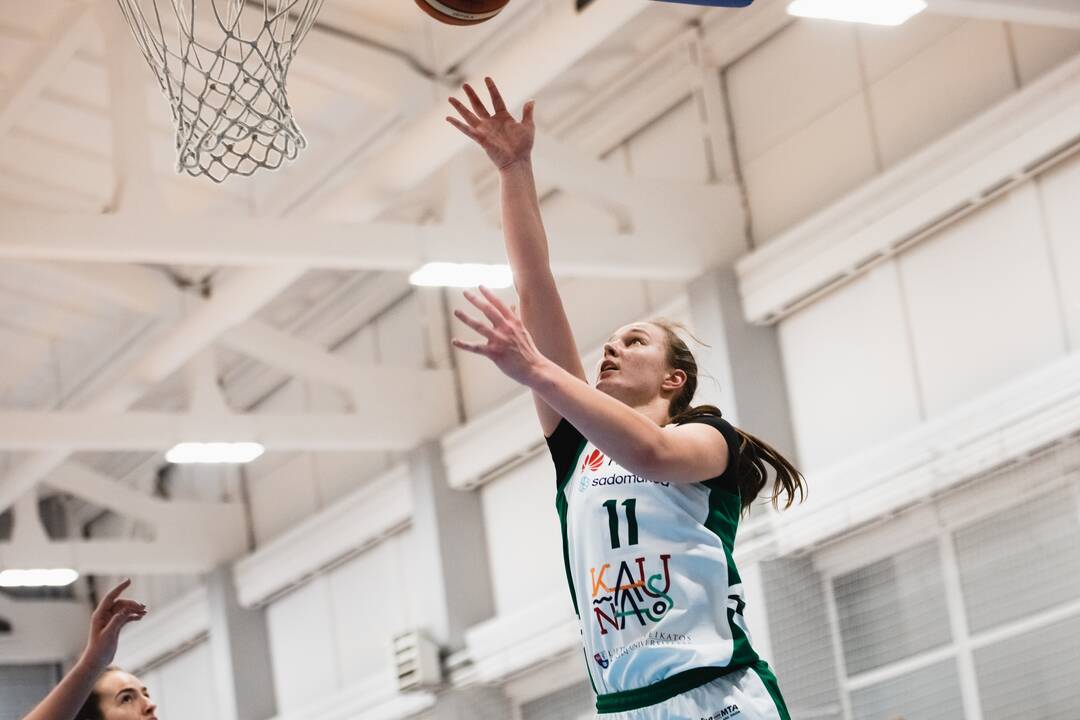 Moterų lyga: Kauno „Aistės-LSMU“ – Vilniaus „Kibirkštis-VKM“ 75:37