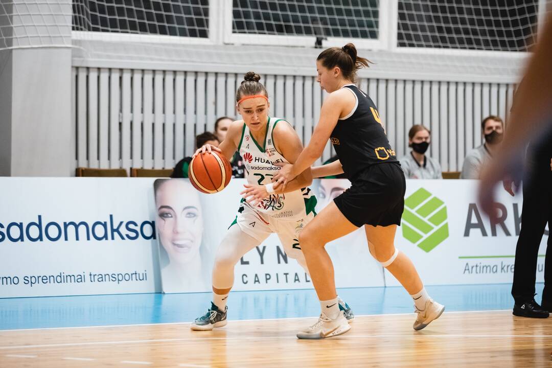 Moterų lyga: Kauno „Aistės-LSMU“ – Vilniaus „Kibirkštis-VKM“ 75:37