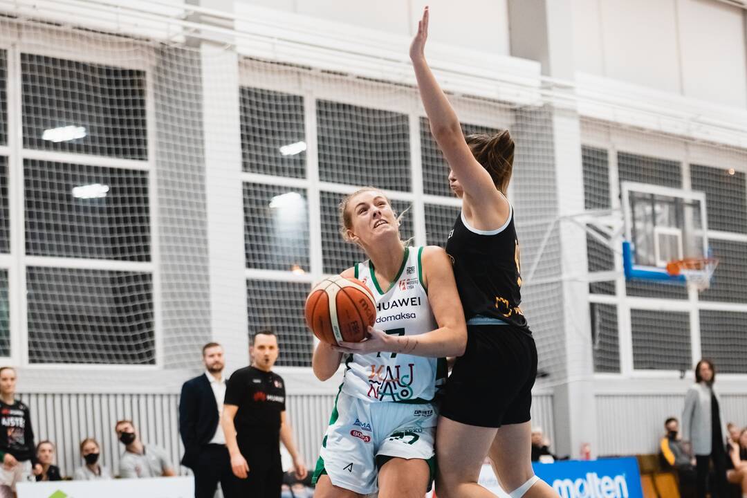 Moterų lyga: Kauno „Aistės-LSMU“ – Vilniaus „Kibirkštis-VKM“ 75:37