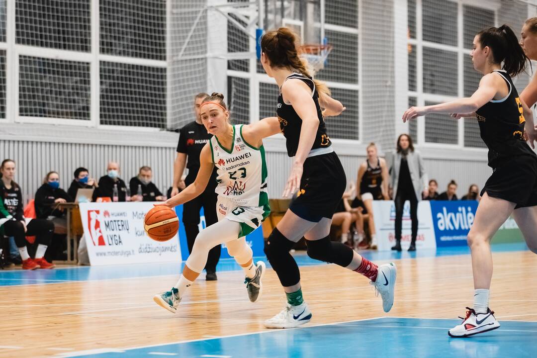 Moterų lyga: Kauno „Aistės-LSMU“ – Vilniaus „Kibirkštis-VKM“ 75:37