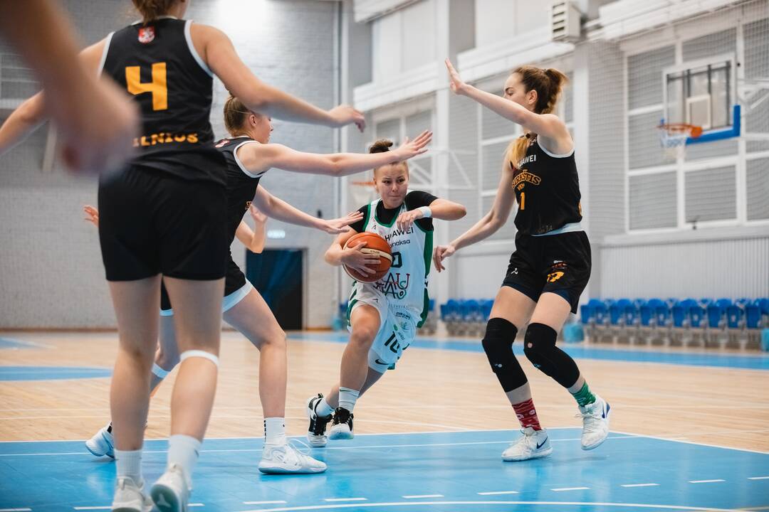 Moterų lyga: Kauno „Aistės-LSMU“ – Vilniaus „Kibirkštis-VKM“ 75:37