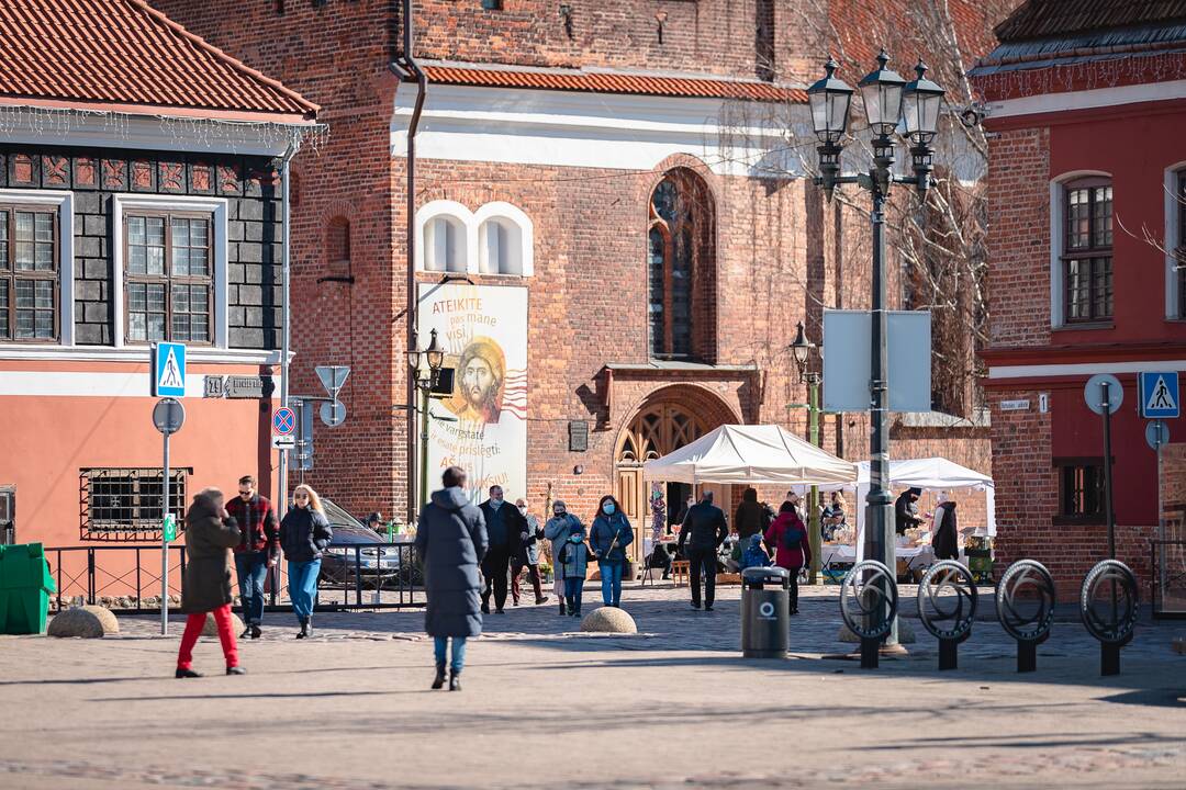 Velykų sekmadienis mieste