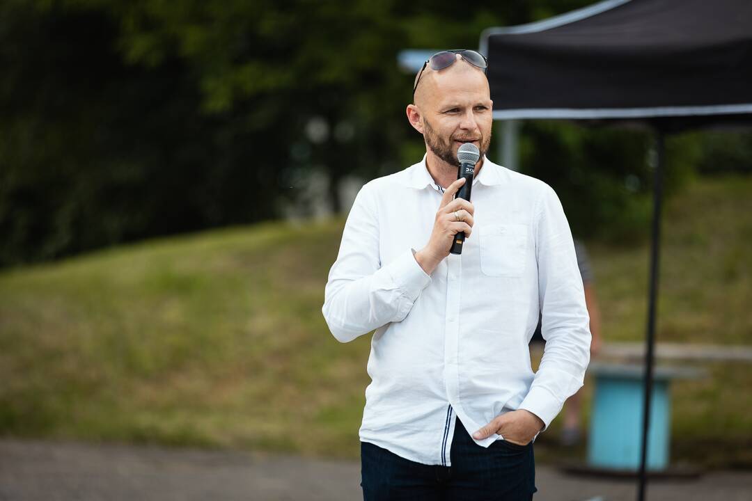 Šilainiuose atidaryta unikali krepšinio aikštelė