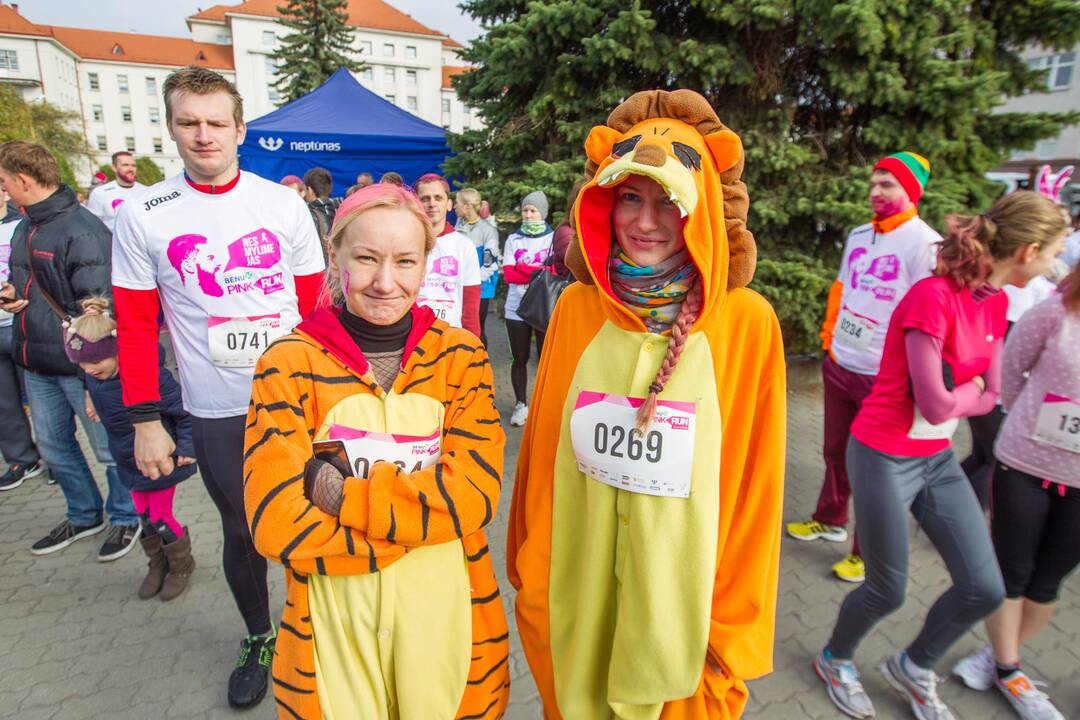 Bėgimas prieš krūties vėžį „Pink RUN“