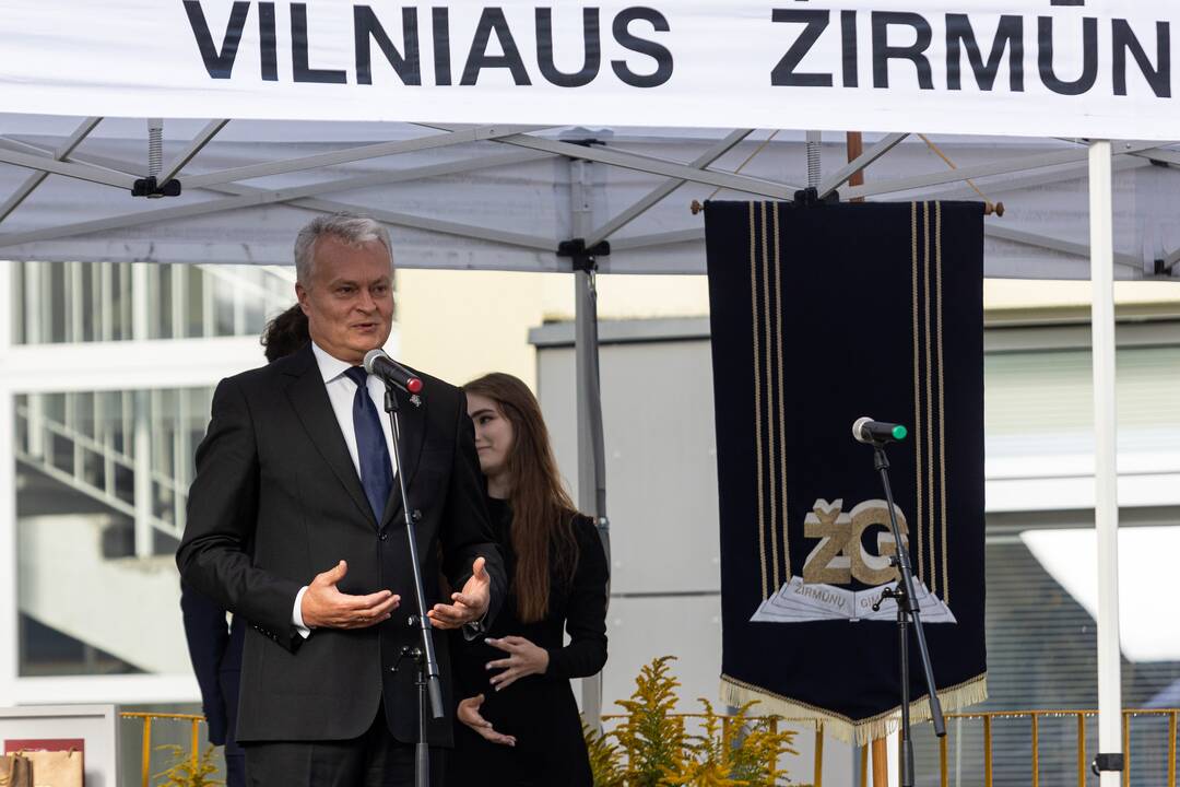 Rugsėjo 1-osios šventė Vilniaus Žirmūnų gimnazijoje