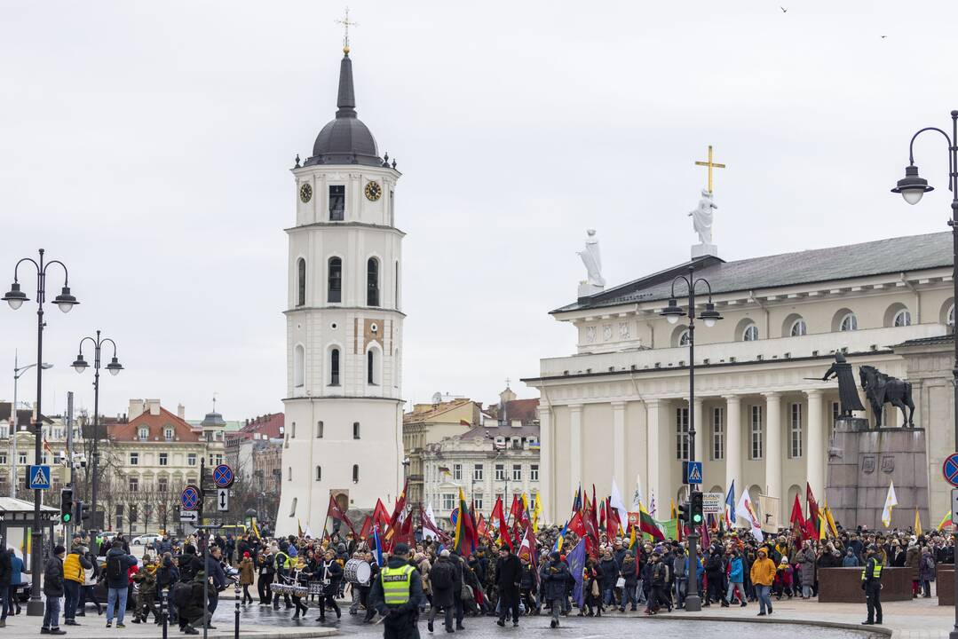 Šventinė jaunimo eisena „Lietuvos valstybės keliu“