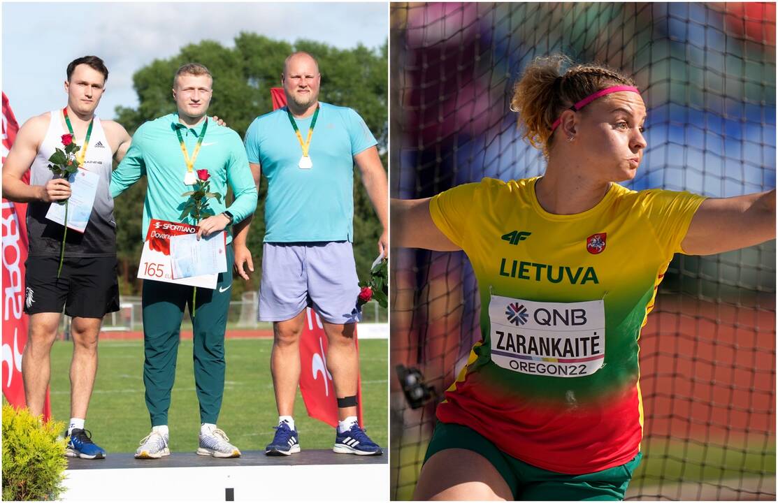 Dalyviai: pasaulio čempionate diską mes Mykolas ir Martynas Aleknos, A. Gudžius ir I. Zarankaitė.
