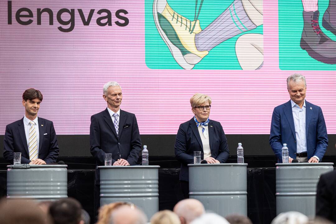 „Žinau, ką renku“ debatai su kandidatais į prezidentus
