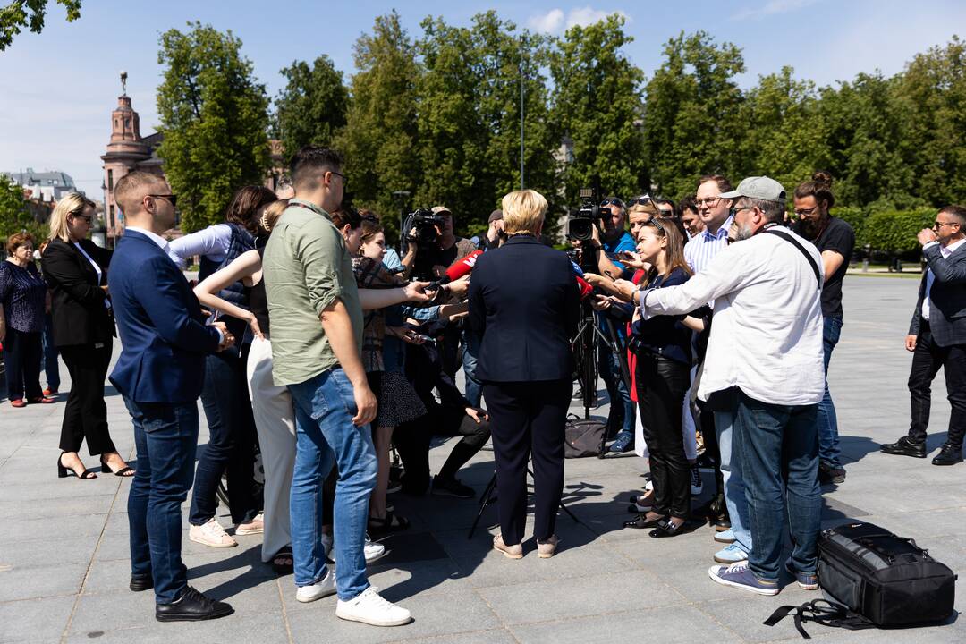 I. Šimonytė balsavo iš anksto antrame prezidento rinkimų ture