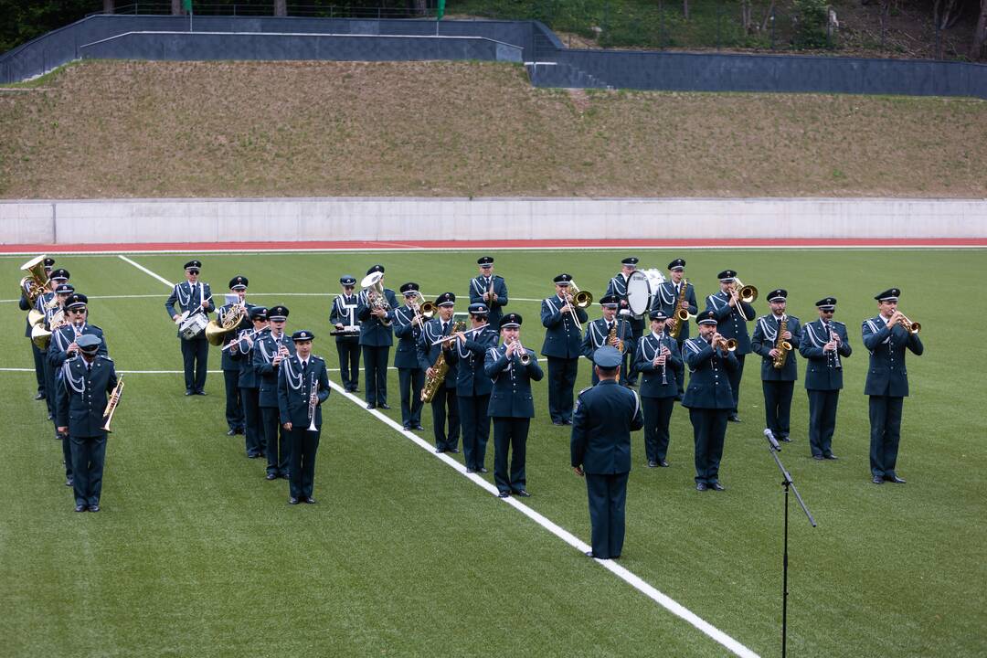 Kalnų parke – Lietuvos policijos stadiono atidarymo renginys