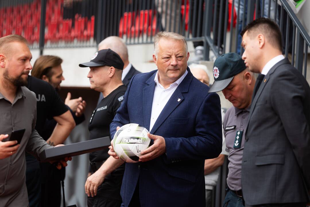 Kalnų parke – Lietuvos policijos stadiono atidarymo renginys