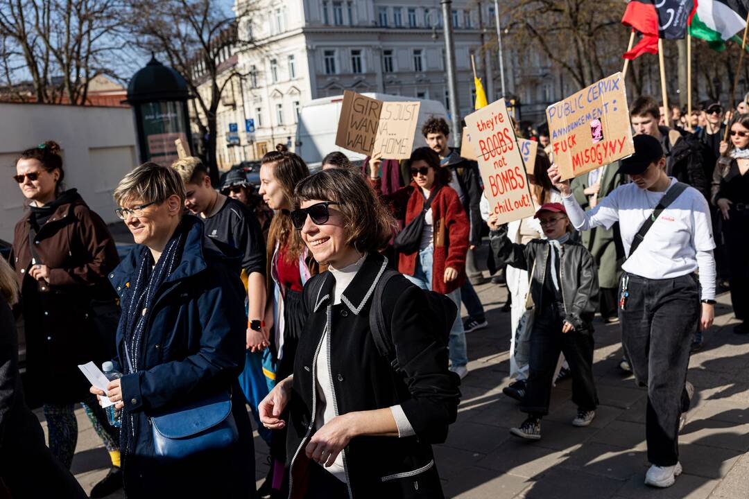 Tarptautinės moterų solidarumo dienos eitynės Vilniuje