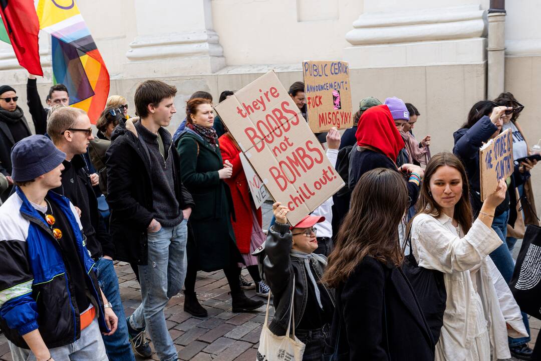Tarptautinės moterų solidarumo dienos eitynės Vilniuje