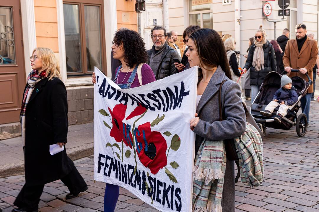Tarptautinės moterų solidarumo dienos eitynės Vilniuje