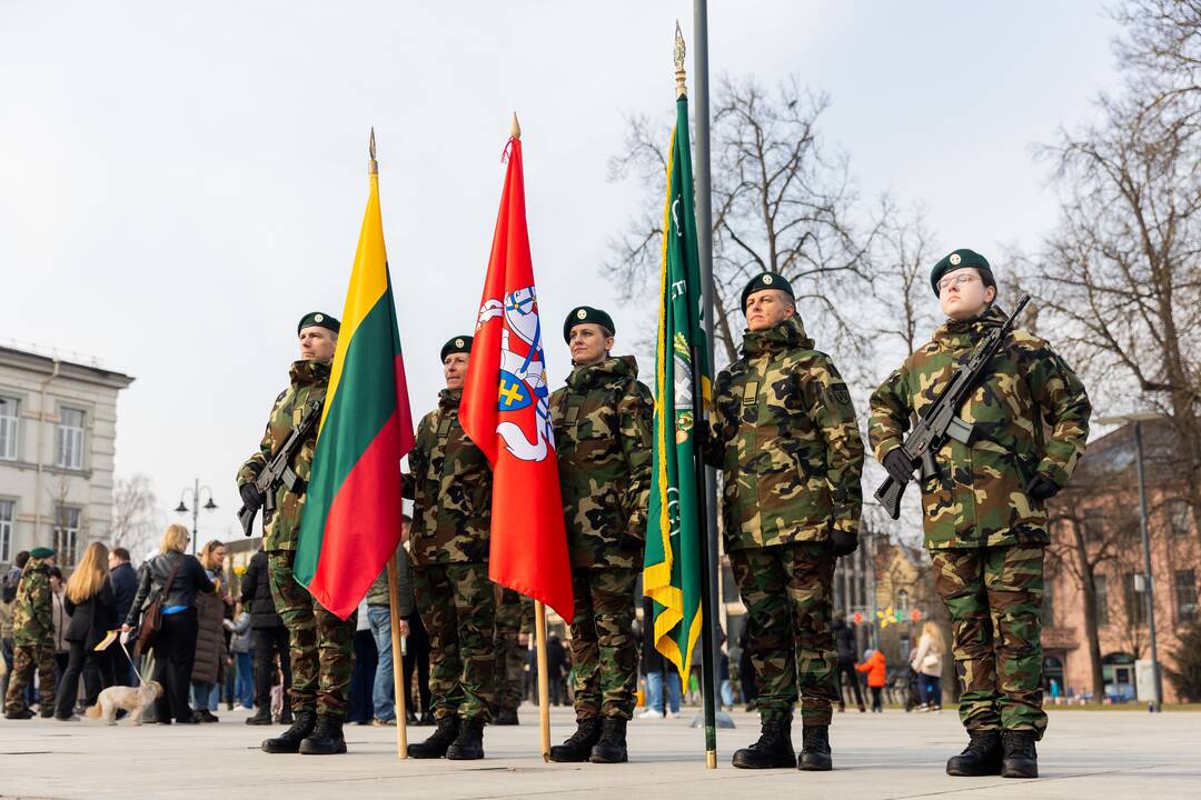 Šaulių priesaikos ir jaunųjų šaulių pasižadėjimo ceremonija