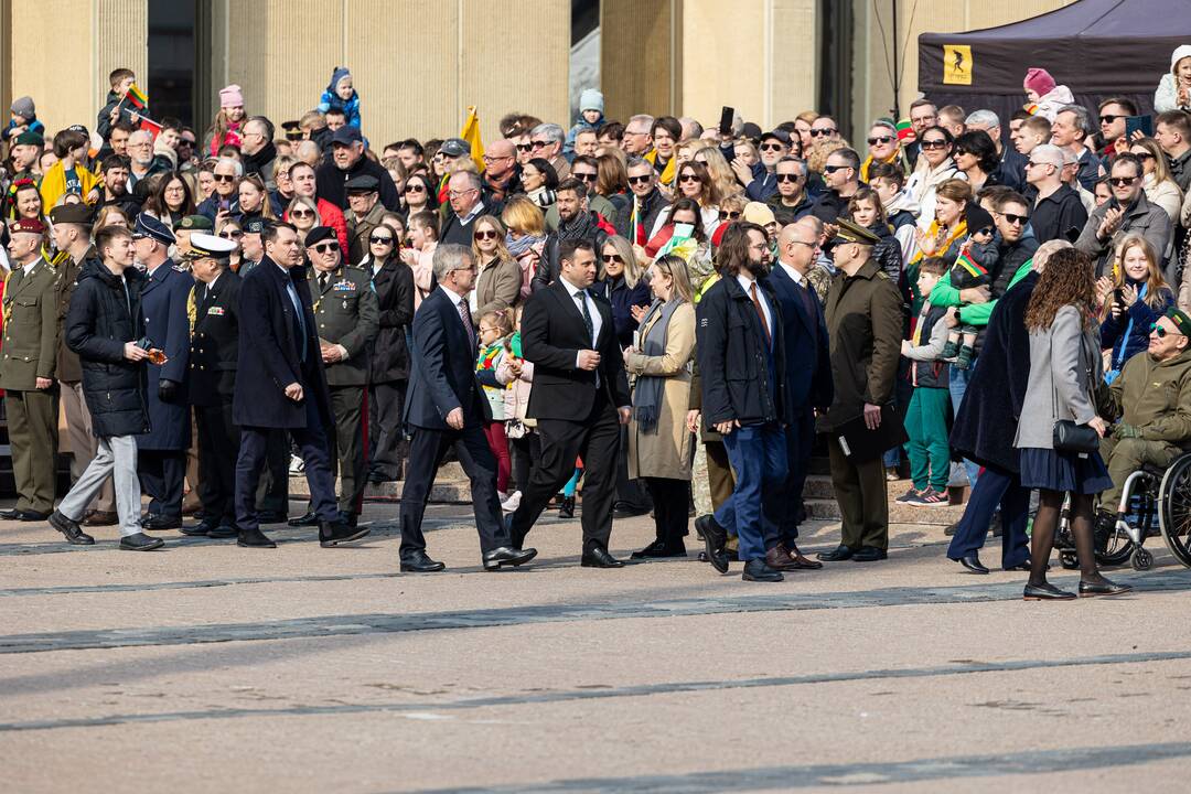 Baltijos valstybių vėliavų pakėlimo ceremonija 2025 m.