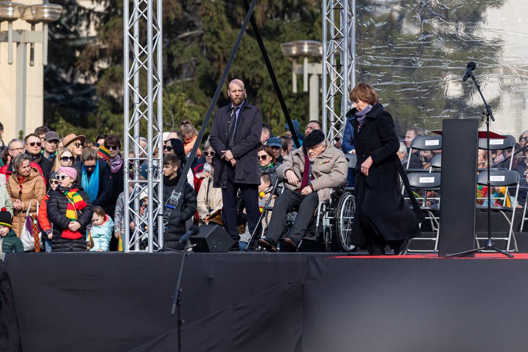 Baltijos valstybių vėliavų pakėlimo ceremonija 2025 m.