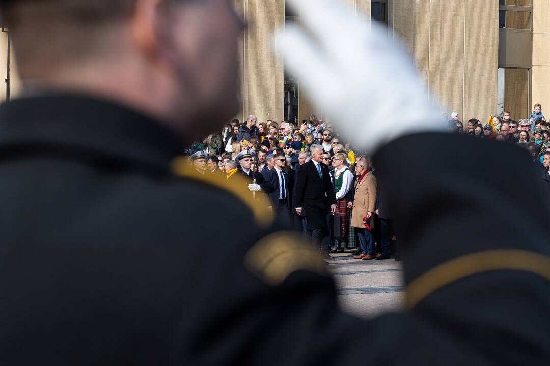 Baltijos valstybių vėliavų pakėlimo ceremonija 2025 m.