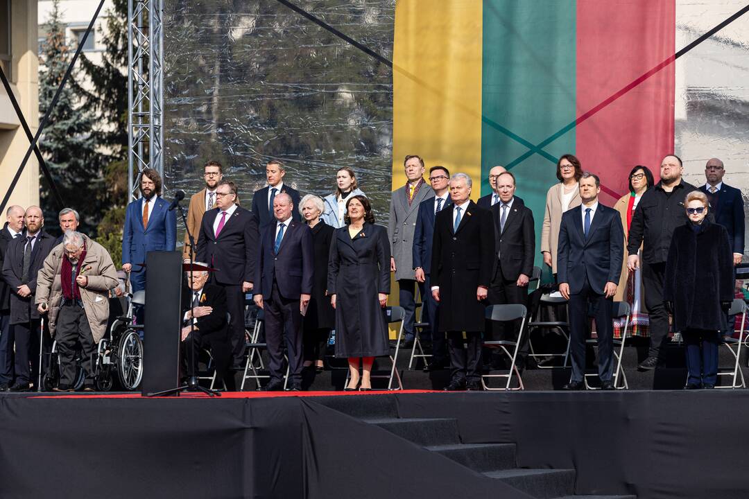 Baltijos valstybių vėliavų pakėlimo ceremonija 2025 m.
