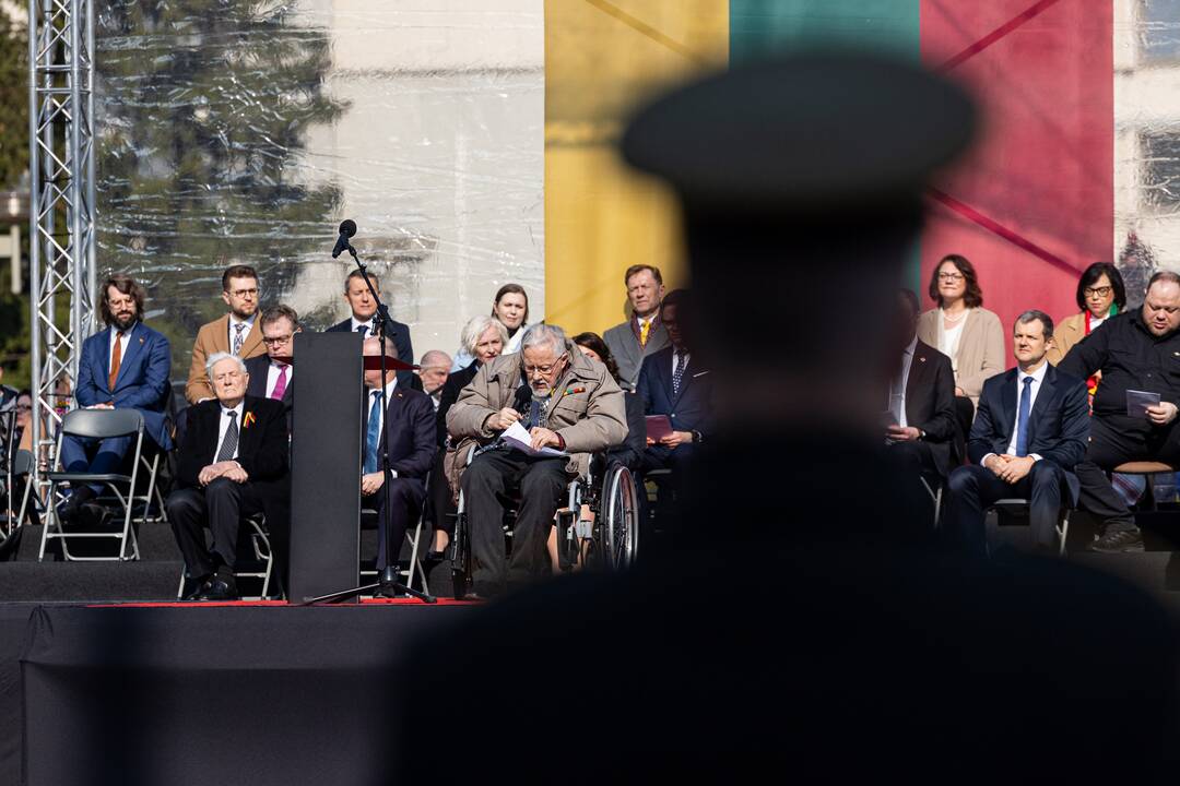 Baltijos valstybių vėliavų pakėlimo ceremonija 2025 m.