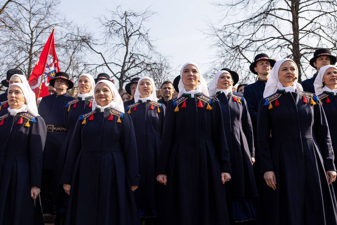 Baltijos valstybių vėliavų pakėlimo ceremonija 2025 m.