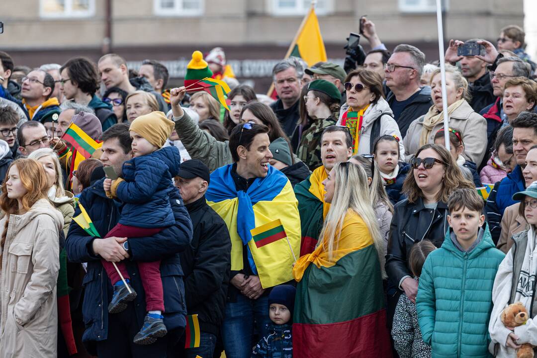 Baltijos valstybių vėliavų pakėlimo ceremonija 2025 m.