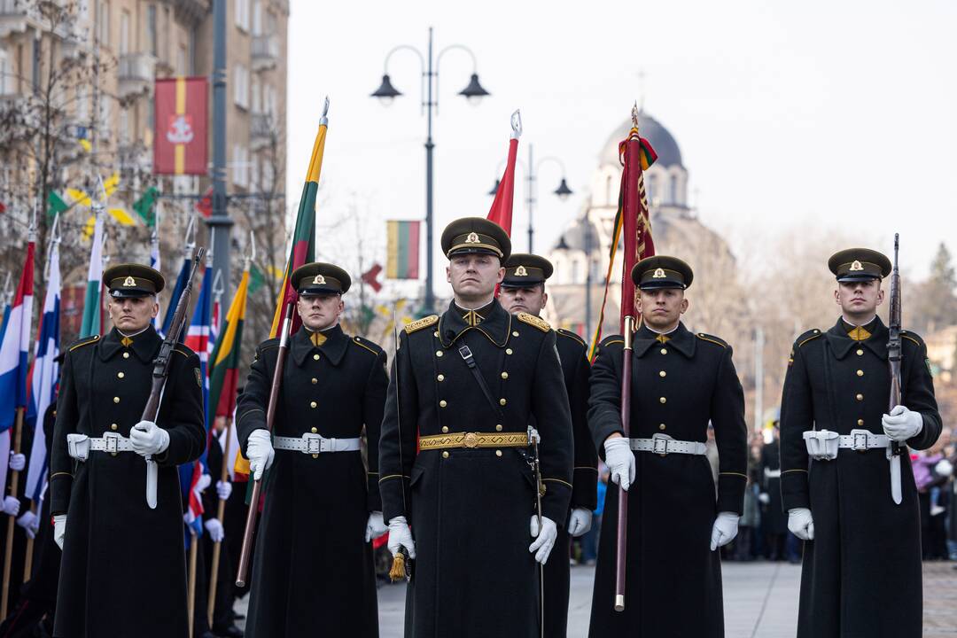 Baltijos valstybių vėliavų pakėlimo ceremonija 2025 m.