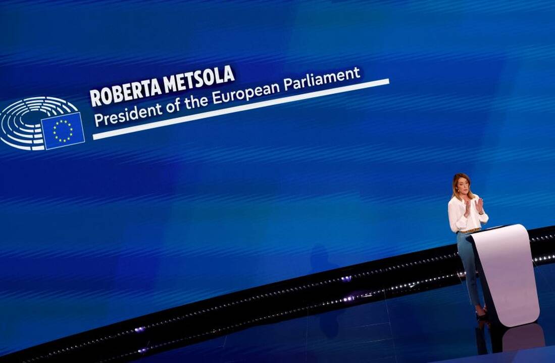 Europos Parlamento pirmininkė R. Metsola: darbas bus pradėtas „tuojau pat“