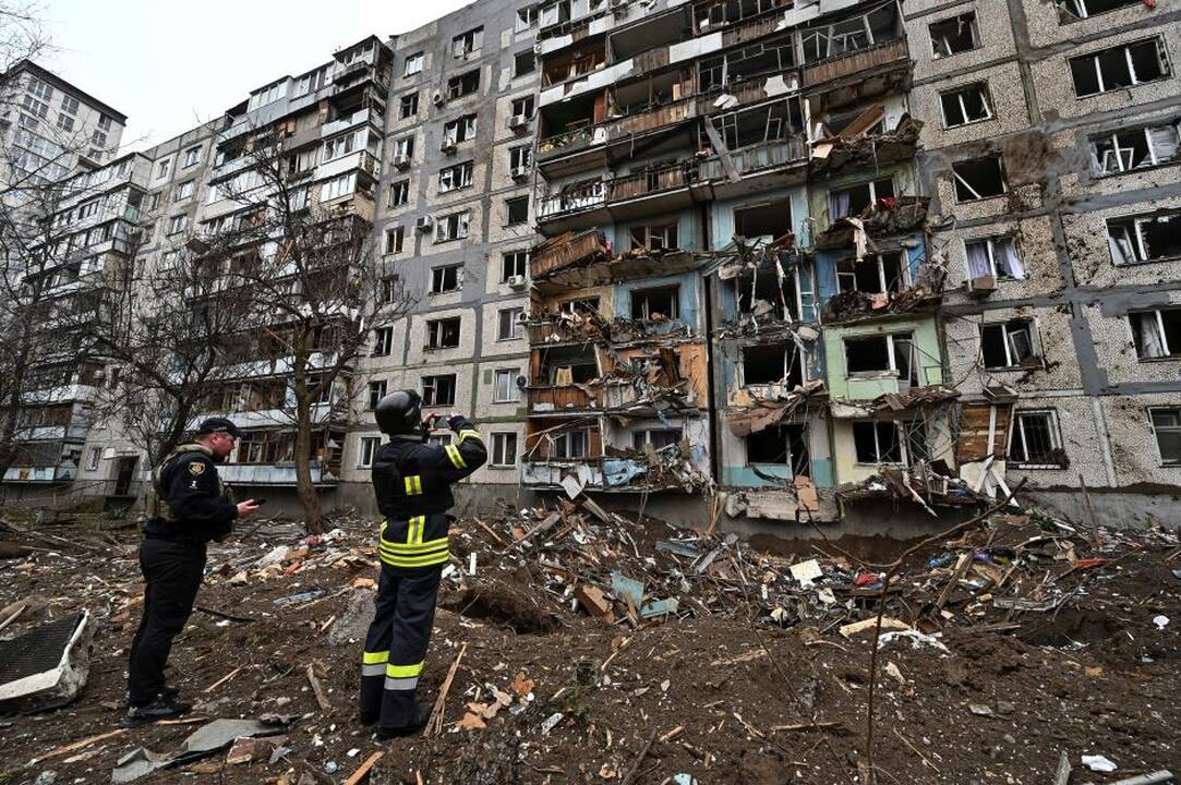 Po Rusijos smūgių Ukrainos regionuose nutrūko elektros energijos tiekimas