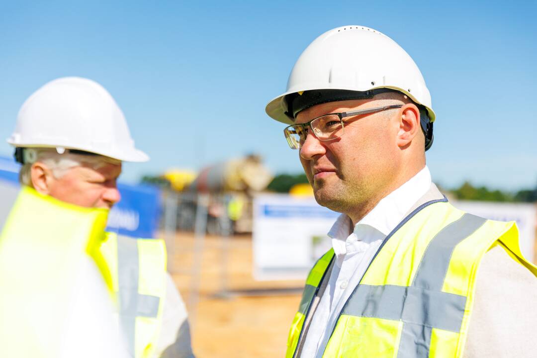 Kėdainių rajone pradėtas statyti logistikos sandėlis