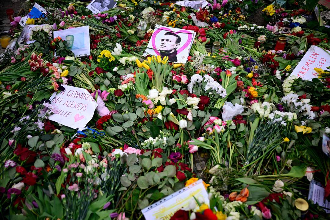 Kremliaus kritiko A. Navalno laidotuvės