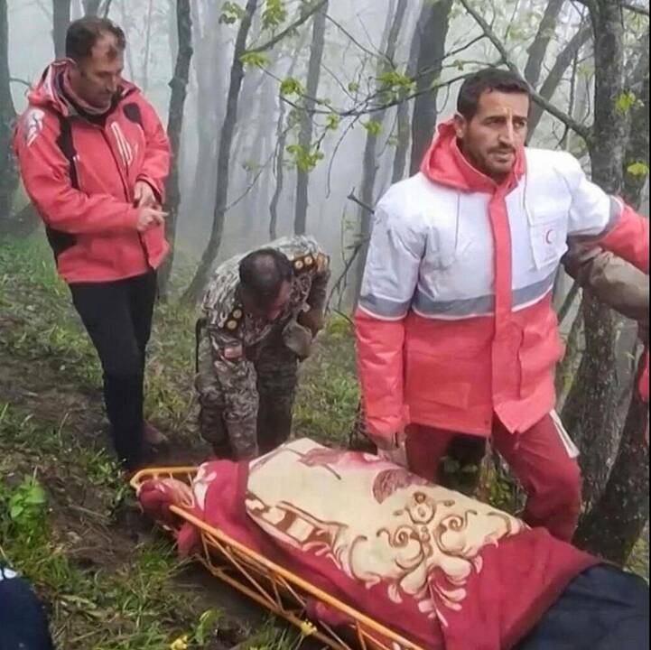Irano prezidento sraigtasparnio katastrofa