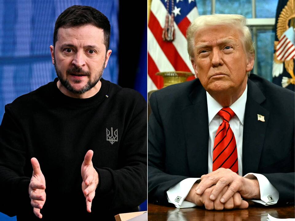 Trumpas: nėra labai svarbu, kad Zelenskis dalyvautų derybose