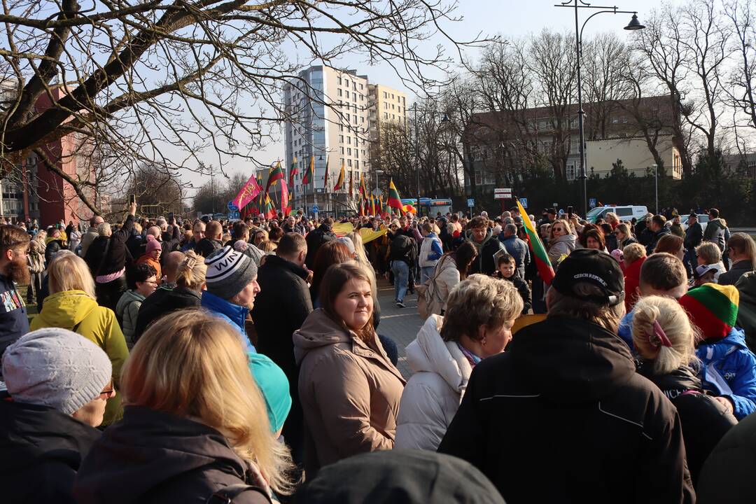 Kovo 11-osios proga – eisena Klaipėdoje