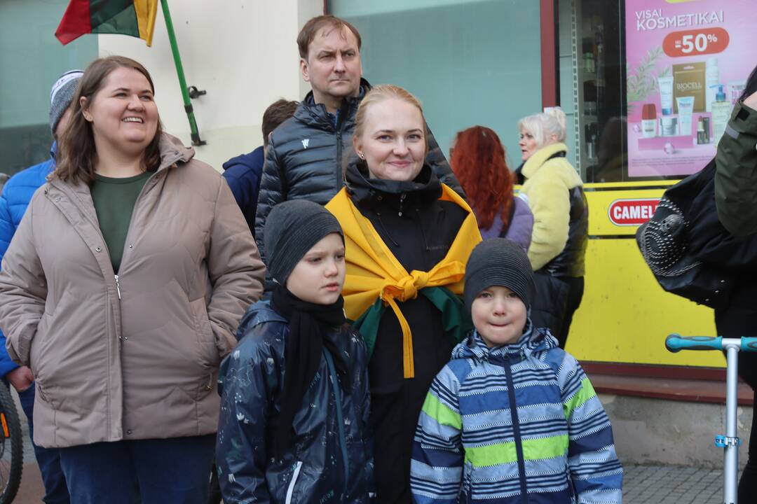 Kovo 11-osios proga – eisena Klaipėdoje