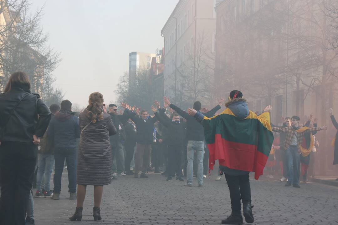 Kovo 11-osios proga – eisena Klaipėdoje