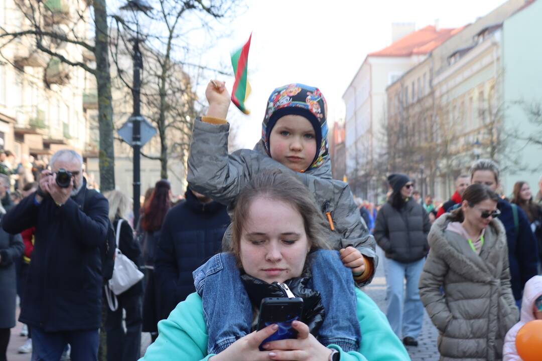 Kovo 11-osios proga – eisena Klaipėdoje