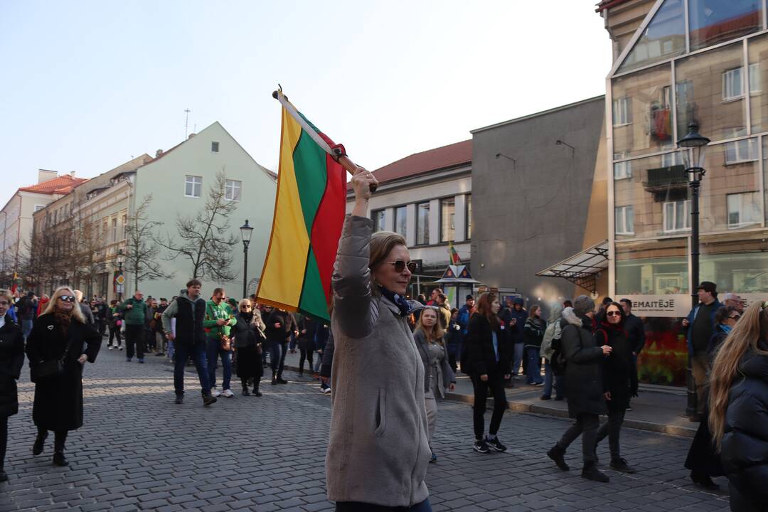 Kovo 11-osios proga – eisena Klaipėdoje