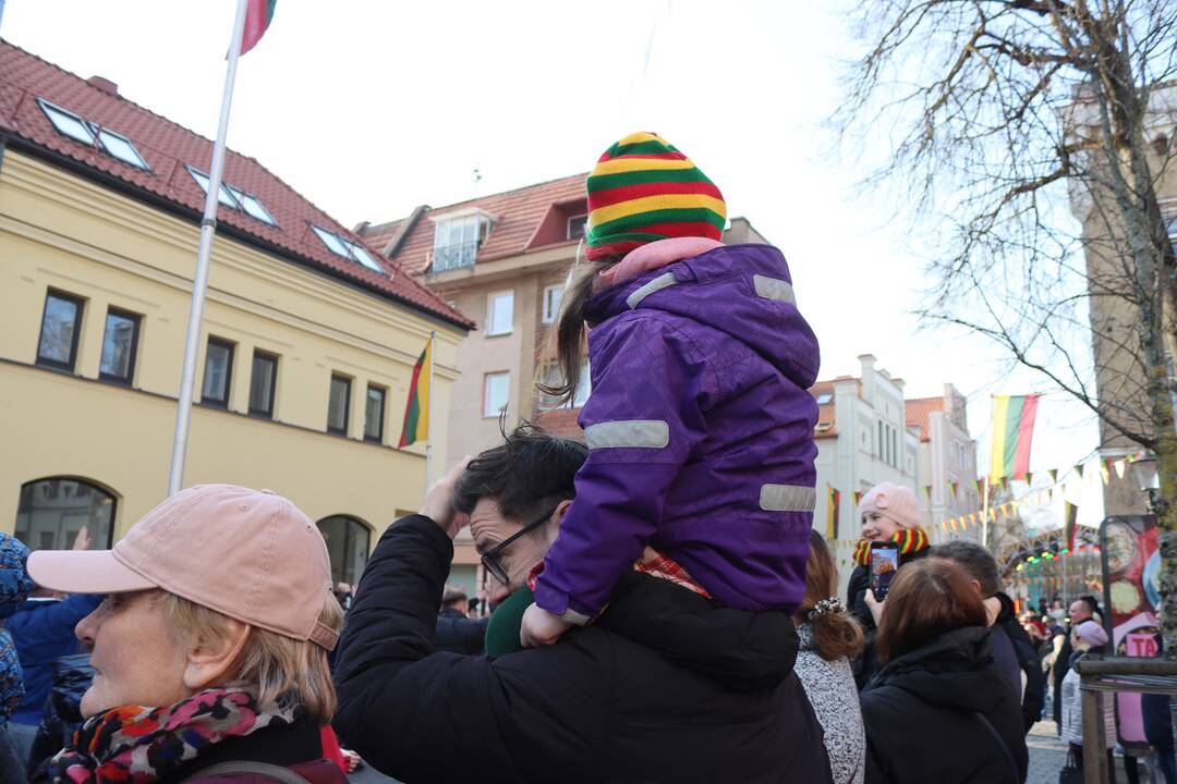 Kovo 11-osios proga – eisena Klaipėdoje