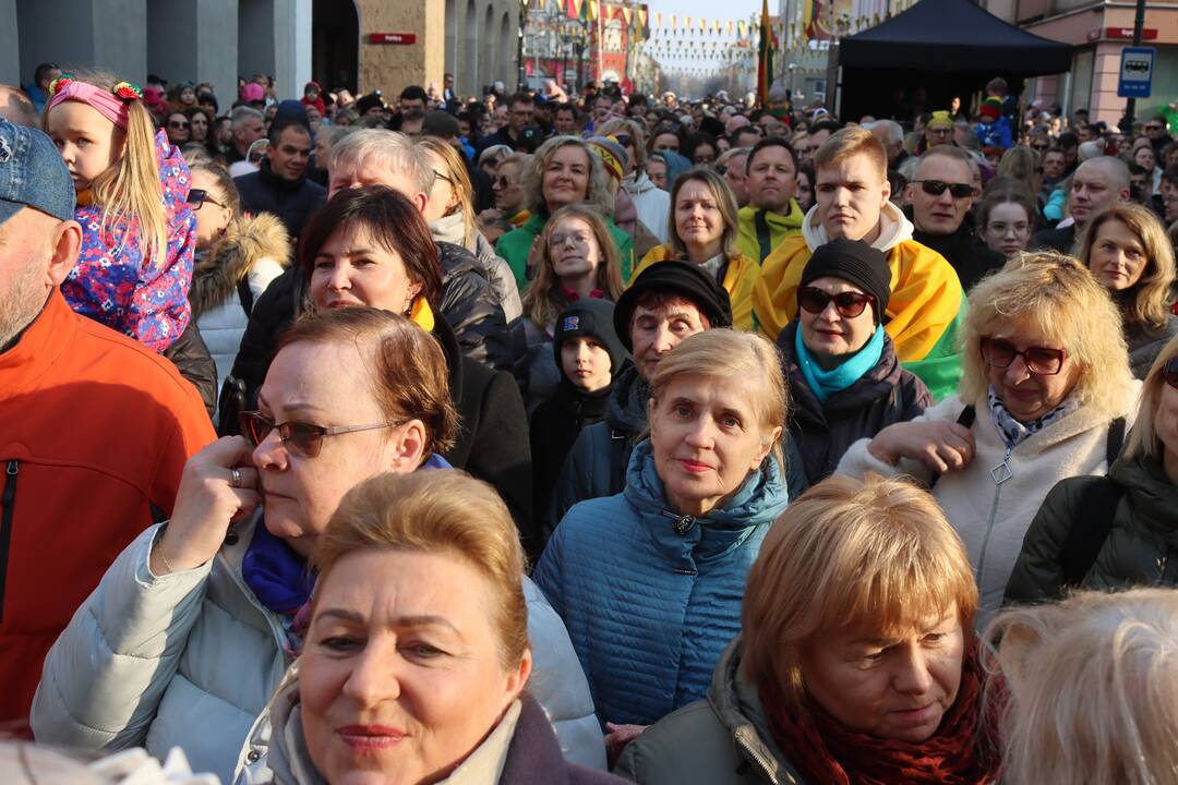 Kovo 11-osios proga – eisena Klaipėdoje