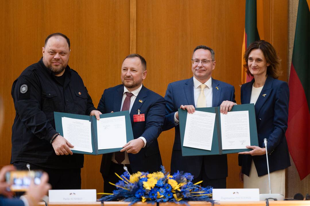 Seime lankėsi Ukrainos Aukščiausiosios Rados pirmininkas R. Stefančukas