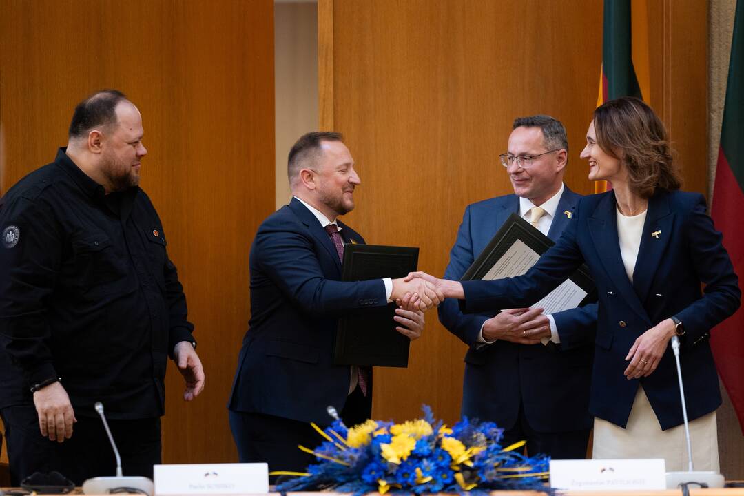 Seime lankėsi Ukrainos Aukščiausiosios Rados pirmininkas R. Stefančukas