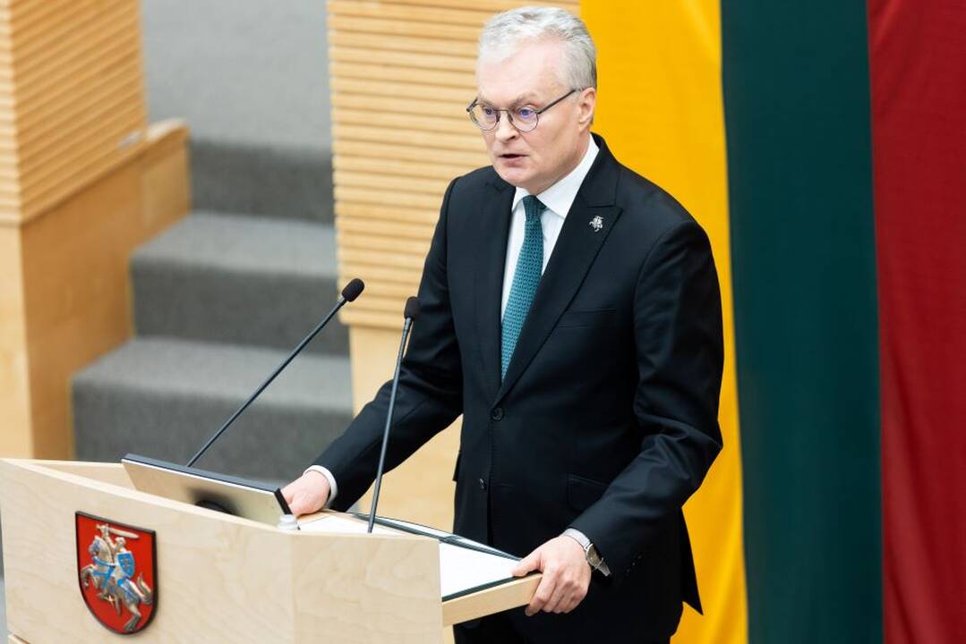 Nausėda Seime skaitys metinį pranešimą