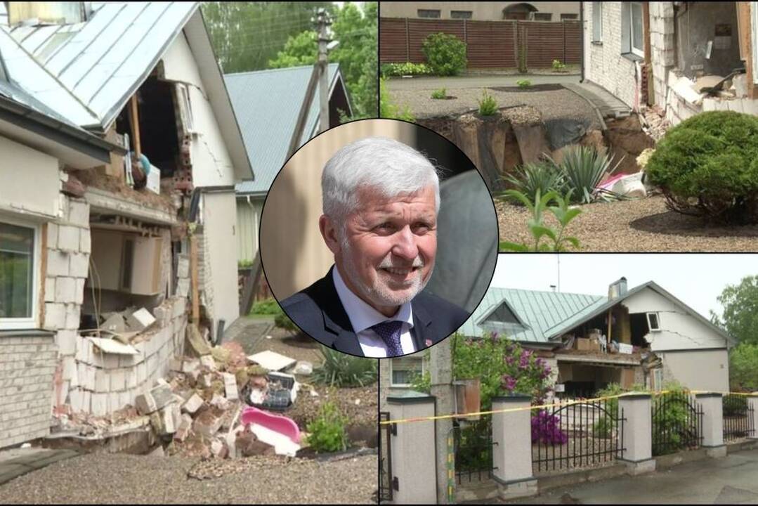 Pasvalio meras pakomentavo į smegduobę krentančio namo likimą